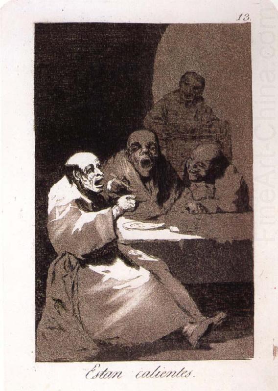 Francisco Goya Estan calientes china oil painting image